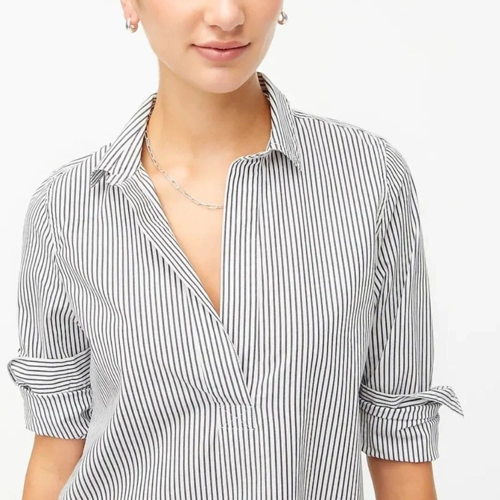 J. Crew popover cotton tunic